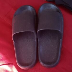 Women's Black Slide Sandals